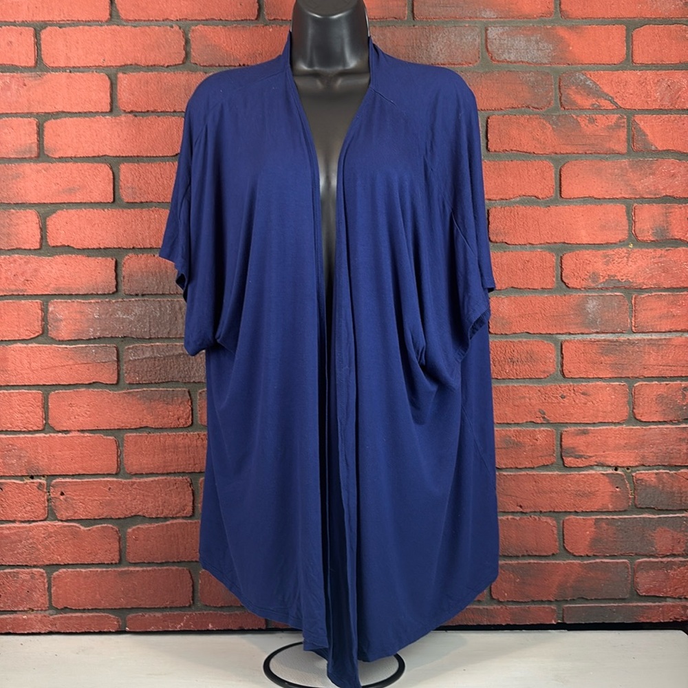 Johnny‎ Cardigan Womens XL Navy Blue